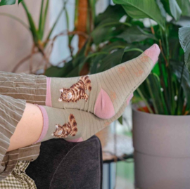 Wrendale Designs Socks 'Feline Fabulous' Cat - Dames maat 37–41