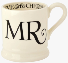 Emma Bridgewater Black Toast - 'Mr & Mr' Set of 2 1/2 Pint Mugs Boxed