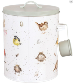 Wrendale Designs Feed the Birds Tin -green-