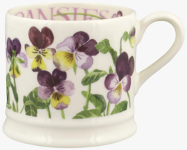 Emma Bridgewater Flowers - Heartsease Pansies - Small Mug