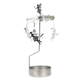 Sass & Belle Rotary Tealight Holder Fairy Silver