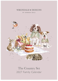 Wrendale Designs  'The Country Set' Family Calendar 2027
