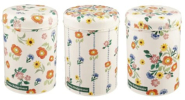 Emma Bridgewater Poppies & Pinks - set of 3 Caddy Tins