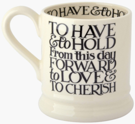 Emma Bridgewater Black Toast - 'Mr & Mrs' Set of 2 1/2 Pint Mugs Boxed