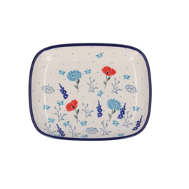 Bunzlau Tray Small 15 x 18,5 cm Flower Field -Limited Edition-