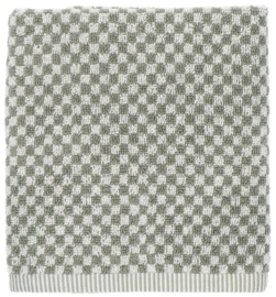 Bunzlau Kitchen Towel Small Check Dark Green