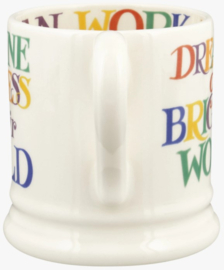 Emma Bridgewater Rainbow Toast Kindness & A Fair World 1/2 Pint Mug