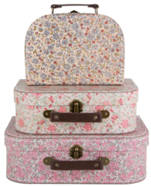 Sass & Belle Vintage Floral Suitcases - Set of 3