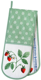 Ulster Weavers Double Oven Glove - Strawberry Patch