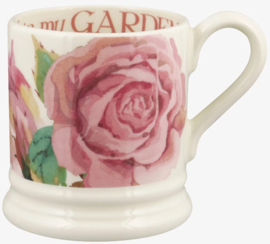 Emma Bridgewater Roses All My Life - Set Of 2 1/2 Pint Mugs Boxed