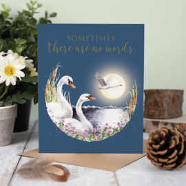Wrendale Designs Card 'Swan Lake' Sympathy