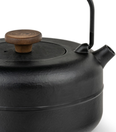 Bredemeijer Gietijzeren Theepot Henan -0,75 liter- Zwart