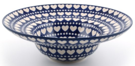 Bunzlau Pasta Plate Deep Ø 25 cm Blue Valentine