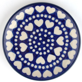 Bunzlau Petit Four / Cake Dish Ø 12,3 cm Blue Valentine