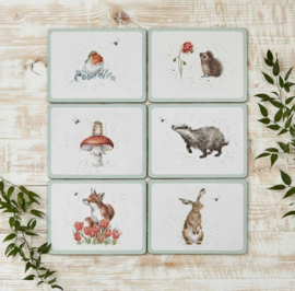 Wrendale Designs Placemats 'The Bee' - Set of 6 -small size-