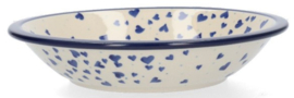 Bunzlau Plate Deep Ø 21 cm - Hearts