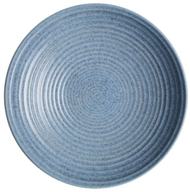 Denby Studio Blue Flint Large Ridged Bowl Ø 31 cm