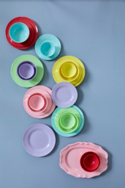 Rice Small Melamine Bowl 'YIPPIE JIPPIE YEAH' Colors - Set of 6