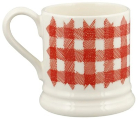Emma Bridgewater Red Gingham - Blooming Good Tea - 1/2 Pint Mug