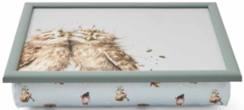 Wrendale Designs 'The Twits' Owl Cushioned Lap Tray