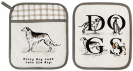 Ulster Weavers Heat Resistant Pot Mat - Country Dogs - per stuk