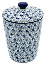 Bunzlau Storage Jar Premium 900 ml Flower Fountain