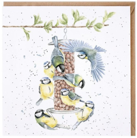 Wrendale Designs 'Bon Appétit!' Blue Tit Card