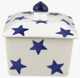 Emma Bridgewater Blue Star - Small Butter Dish