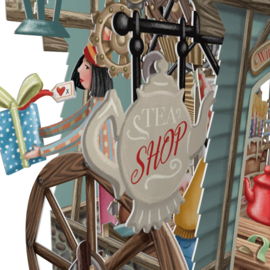 Me&McQ - 3D Wenskaart - Windmill Teashop