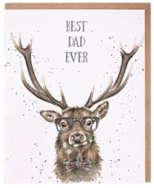 Wrendale Designs 'Best Dad Ever' Card