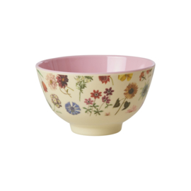 Rice Small Melamine Bowl - Floras Dream Print