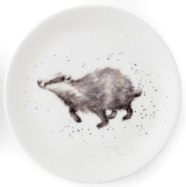 Wrendale Designs Lunch Plate Badger