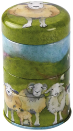 Emma Ball Mini Stacking Tin - Felted Sheep