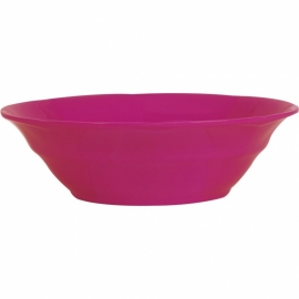 Rice Melamine Cereal Bowl in Fuchsia