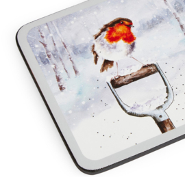 Wrendale Designs Coasters 'Winter Skies' Animal - Set of 4