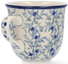 Bunzlau Tulip Mug 200 ml Blue Olive