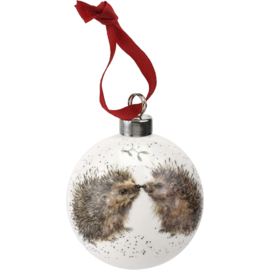 Wrendale Designs 'Hedgehugs' Christmas Bauble