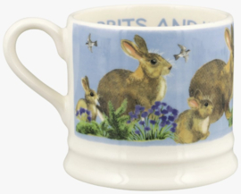 Emma Bridgewater Bright New Morning - Rabbits & Kits Small Mug