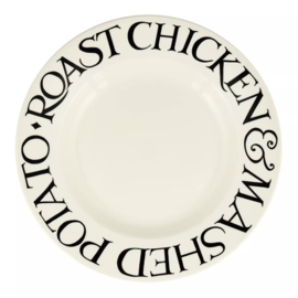 Emma Bridgewater Black Toast - Roast Chicken 10 1/2 Inch Plate