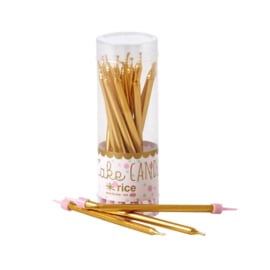 Rice Golden Cake Candles Pack of 16 pcs