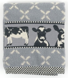 Bunzlau Kitchen Towel Cows Grey