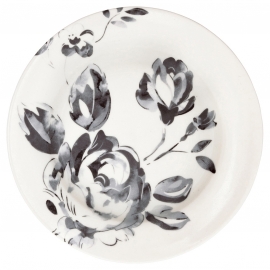 GreenGate Plate Amanda dark grey -stoneware-