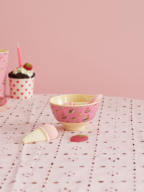 Rice Small Melamine Bowl - Sweet Cake Print