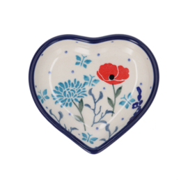 Bunzlau Teabag Dish Heart Flower Field -Limited Edition-