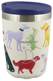 Chilly's Coffee Cup 340 ml Emma Bridgewater Polka Dogs Chilly's -mat met reliëf-