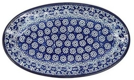 Bunzlau Oval Cookie Dish Lace