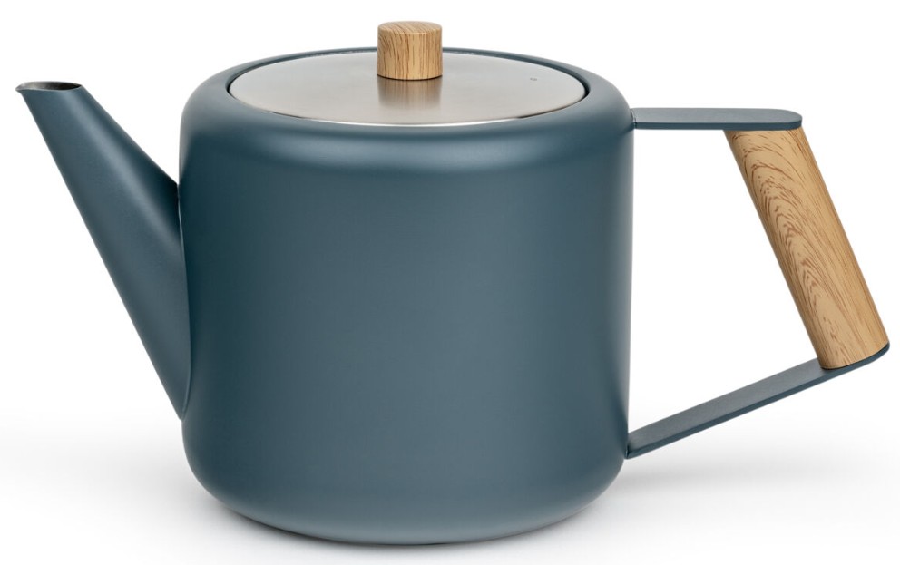 Bredemeijer Theepot Duet Design - Boston 1,1L -Mat Blauw-