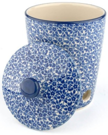 Bunzlau Onion Garlic Pot 900 ml Indigo