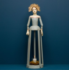Meander Mannequin Marie met Halo/Kaarsenhouder -kandelaar-