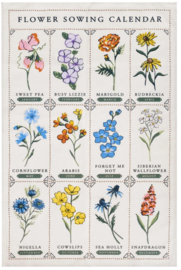 Ulster Weavers Cotton Tea Towel - Time to Grow - Flowers